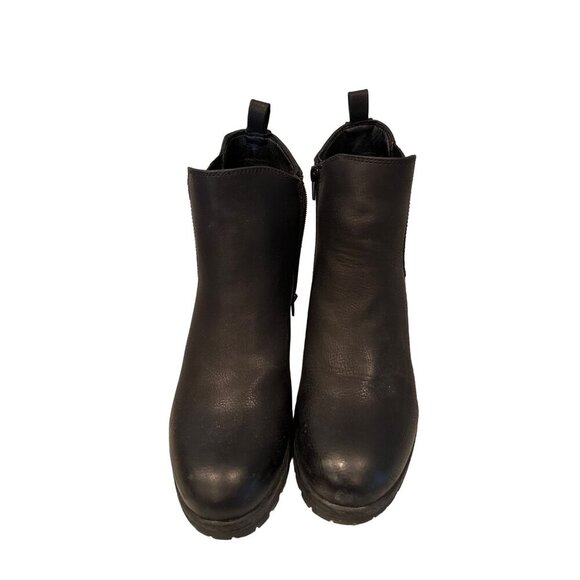 Vintage 7 Eight Shayden Side Zip Chunky Heel Ankle Booties Size 10 - Picture 6 of 9